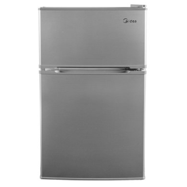 Midea Frigobar 2 Doors Silver 3.4 - New  MRTD04G2NBG2