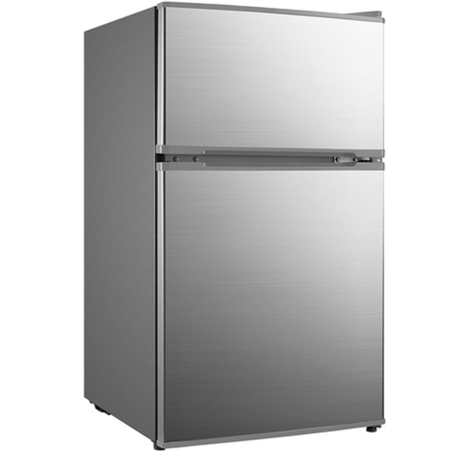 Midea Frigobar 2 Doors Silver 3.4 - New  MRTD04G2NBG2