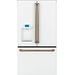 GE Cafe GE CAFE 28 Cuft French Door Refrigerator w/Hot water disp White CFE28TP4MW2