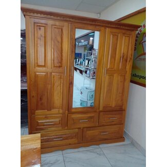Alice wardrobe 3 door w/ Shelf-5 drawer