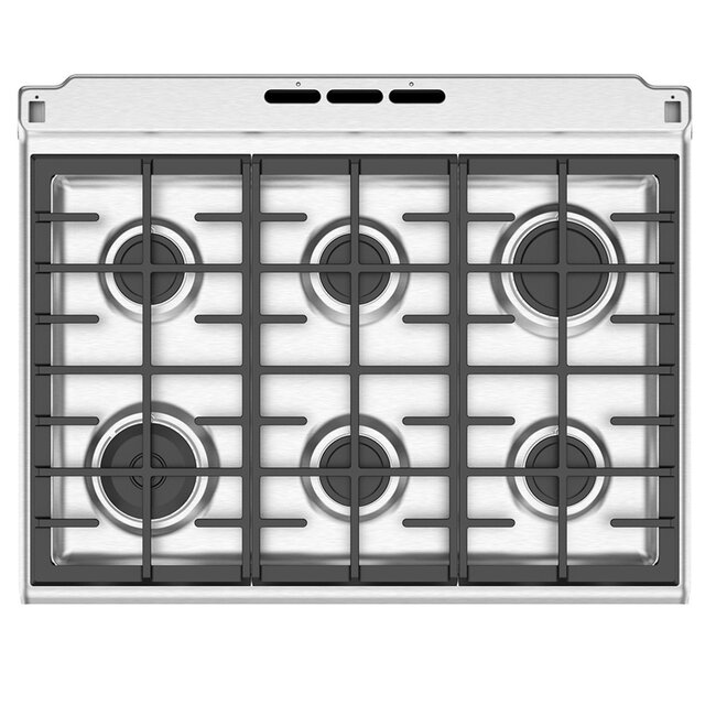 Mabe Stove 30" Black w/ Broiler EM7658BFIN3 NEW