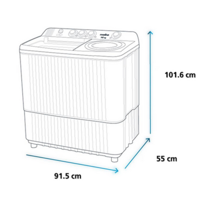 Mabe Mabe Washing Machine 16kg LMD6124HBEB0