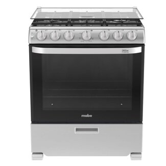 Mabe Mabe Stove 30" S.S w/ Broiler w/ Cover EM7660CFIX3