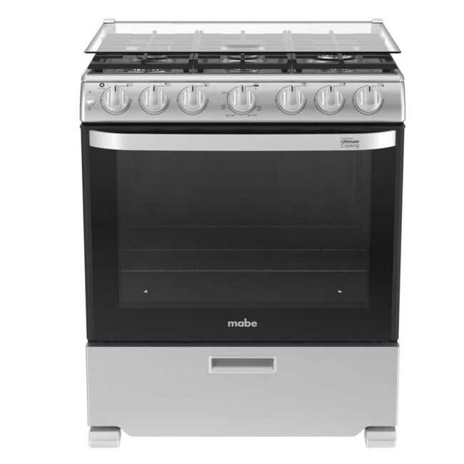Mabe Mabe Stove 30" S.S w/ Broiler w/ Cover EM7660CFIX3