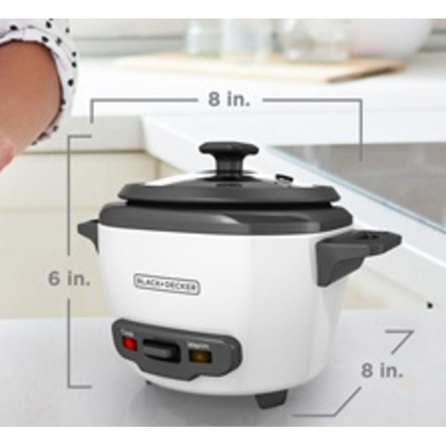 Black & Decker Black & Decker Rice Cooker 3 Cups White RC503