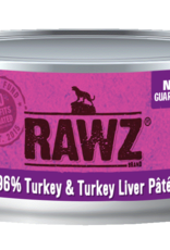 Rawz Rawz Canned Cat Food - 96% Turkey & Turkey Liver Pate