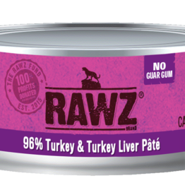 Rawz Rawz Canned Cat Food - 96% Turkey & Turkey Liver Pate