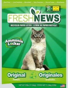 Cat litter shop made from newspaper