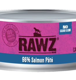 Rawz Rawz Canned Cat Food - 96% Salmon Pate 5.5 oz