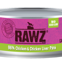 Rawz Rawz Canned Cat Food - 96%  Chicken & Chicken Liver Pate