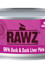 Rawz Rawz Canned Cat Food - 96% Duck & Duck Liver Pate 5.5 oz