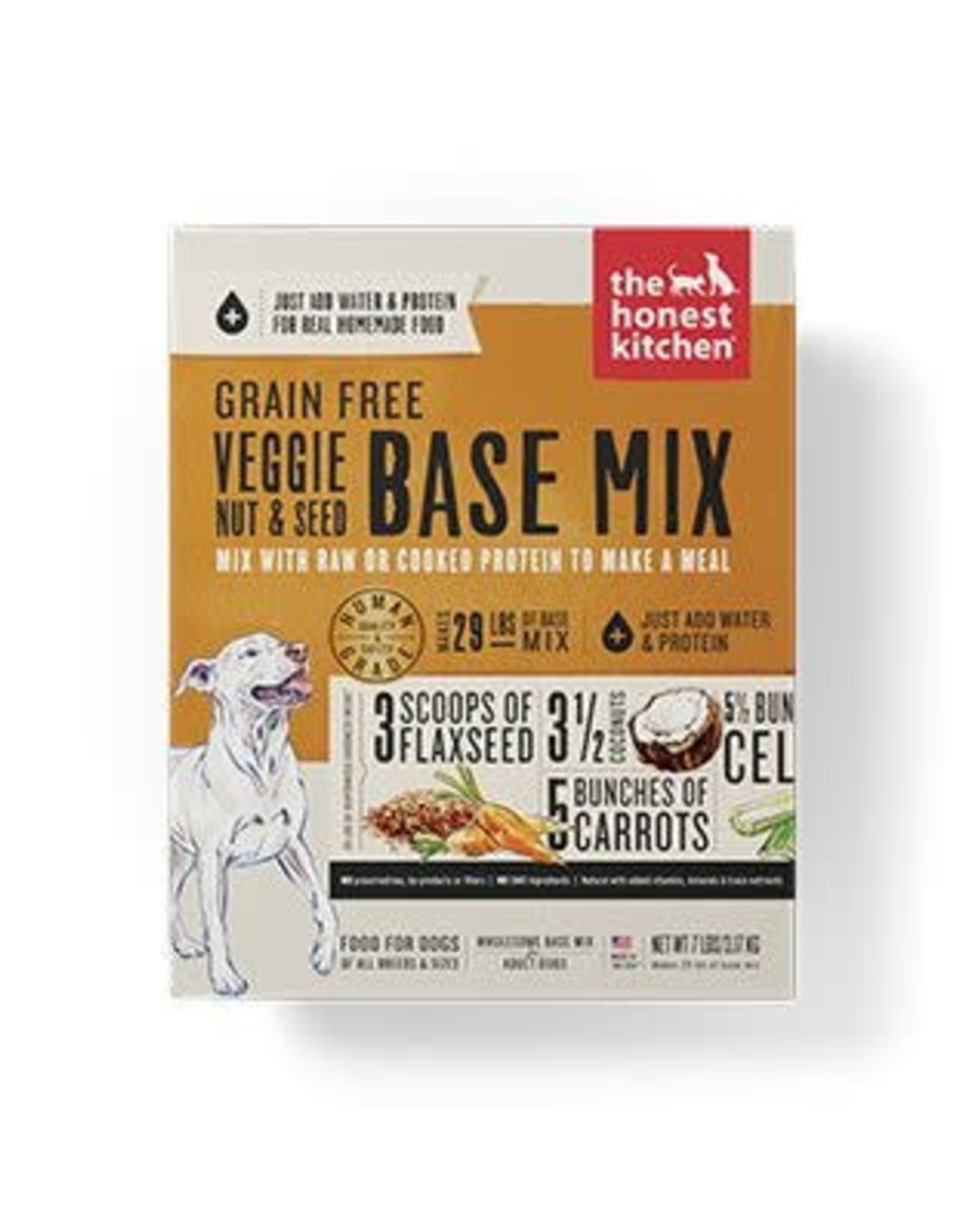 Honest Kitchen Honest Kitchen Dog - Dehydrated - Grain Free Veggie, Nut & Seed Base Mix (Kindly) - 7 lb Box