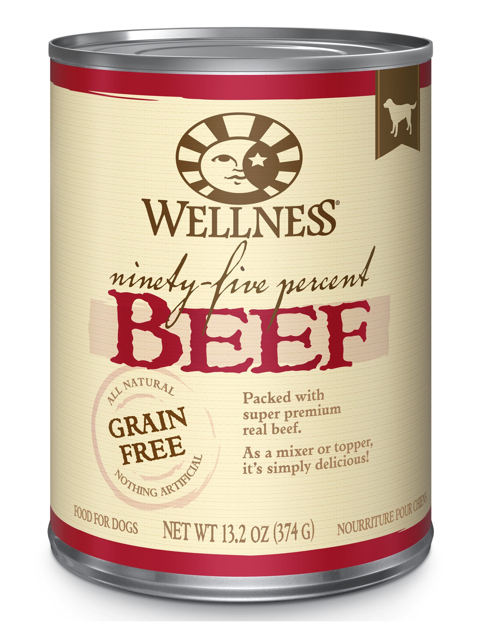 Wellness Wellness Canned Dog Food - Ninety-Five Percent Beef 13.5 oz