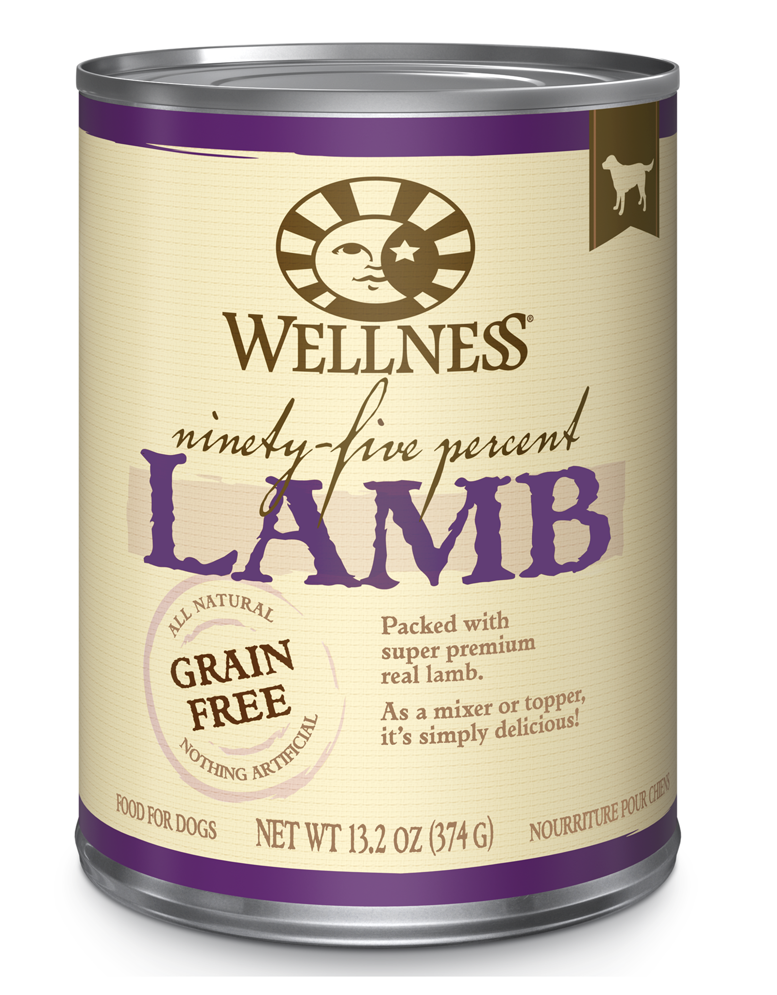 Wellness Wellness Canned Dog Food - Ninety-Five Percent Lamb 13.5 oz