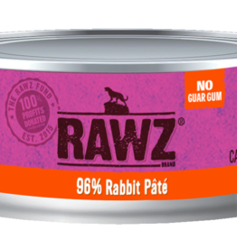 Rawz Rawz Canned Cat Food - 96% Rabbit Pate