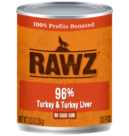 Rawz Rawz canned Dog - Turkey & Turkey LIver 12.5oz