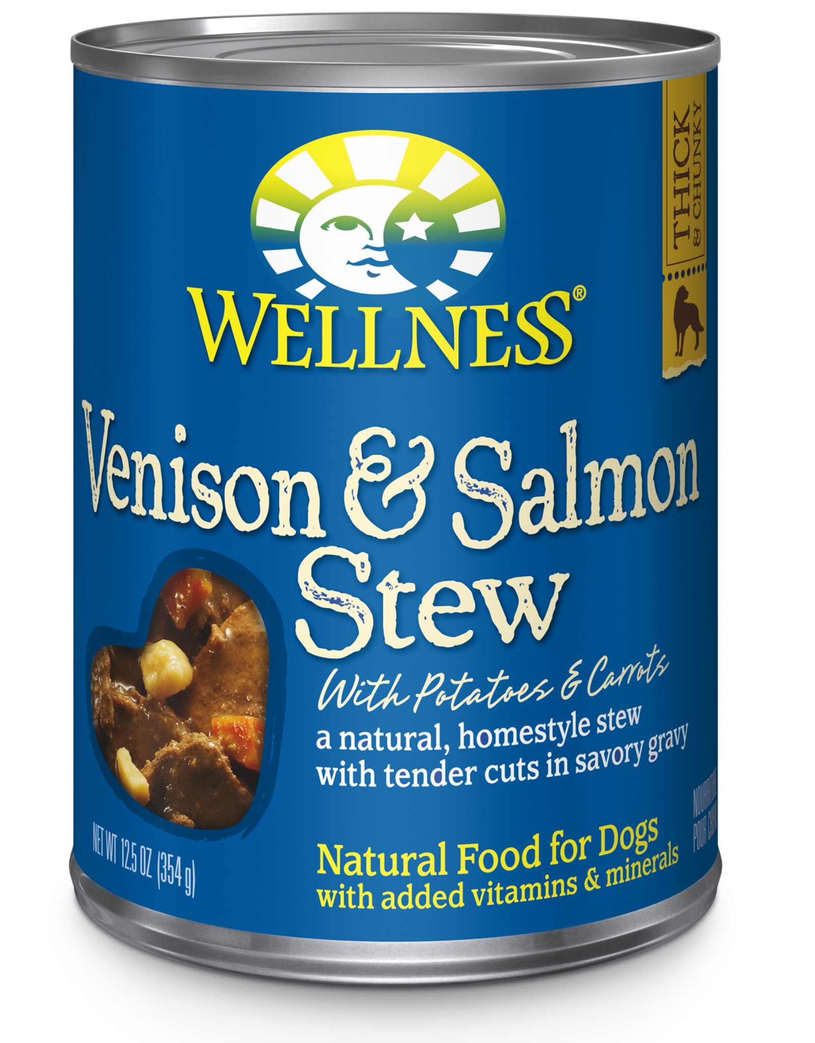 Wellness Wellness Can Dog  Venison & Salmon Stew 12.5oz