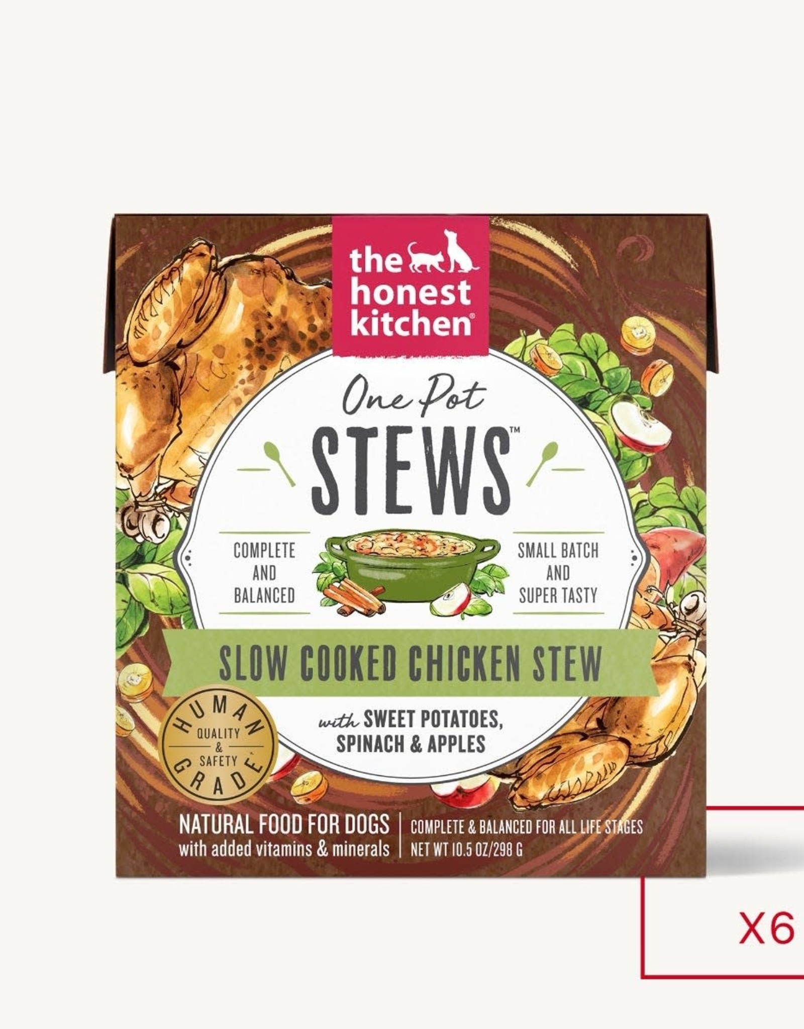 Honest Kitchen THE HONEST KITCHEN - ONE POT STEWS - SLOW COOKED CHICKEN WITH SWEET POTATO, SPINACH & APPLES