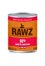 Rawz Rawz canned Dog - Lamb & Lamb Liver 12.5oz