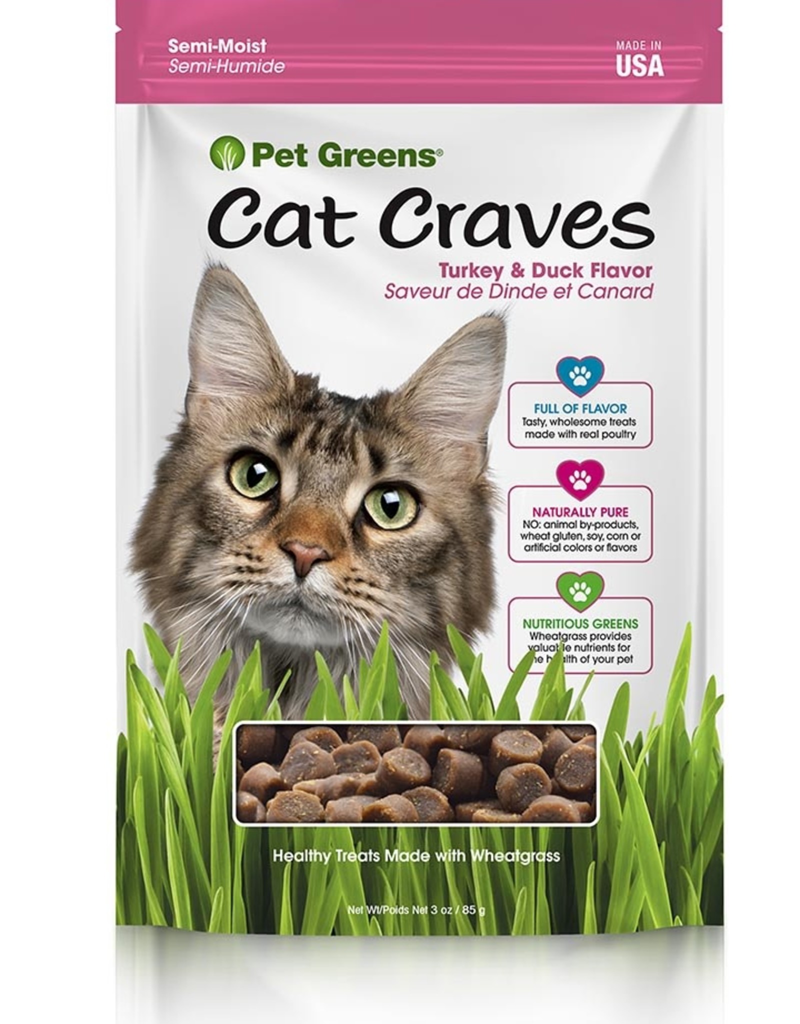 Pet Greens - Cat Craves - Turkey-Duck  - 3oz/85g