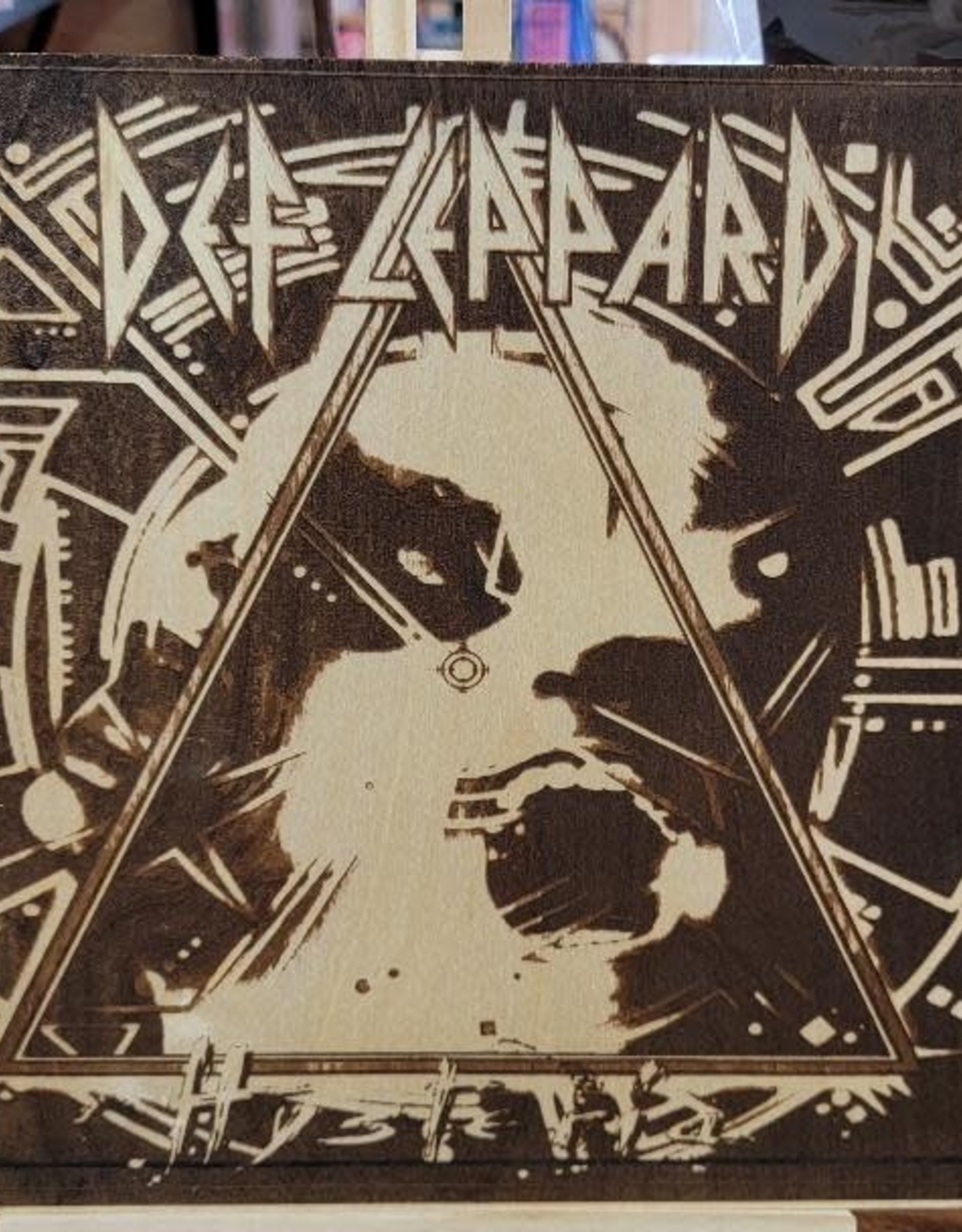 Laser Engraved Record Album Cover Art