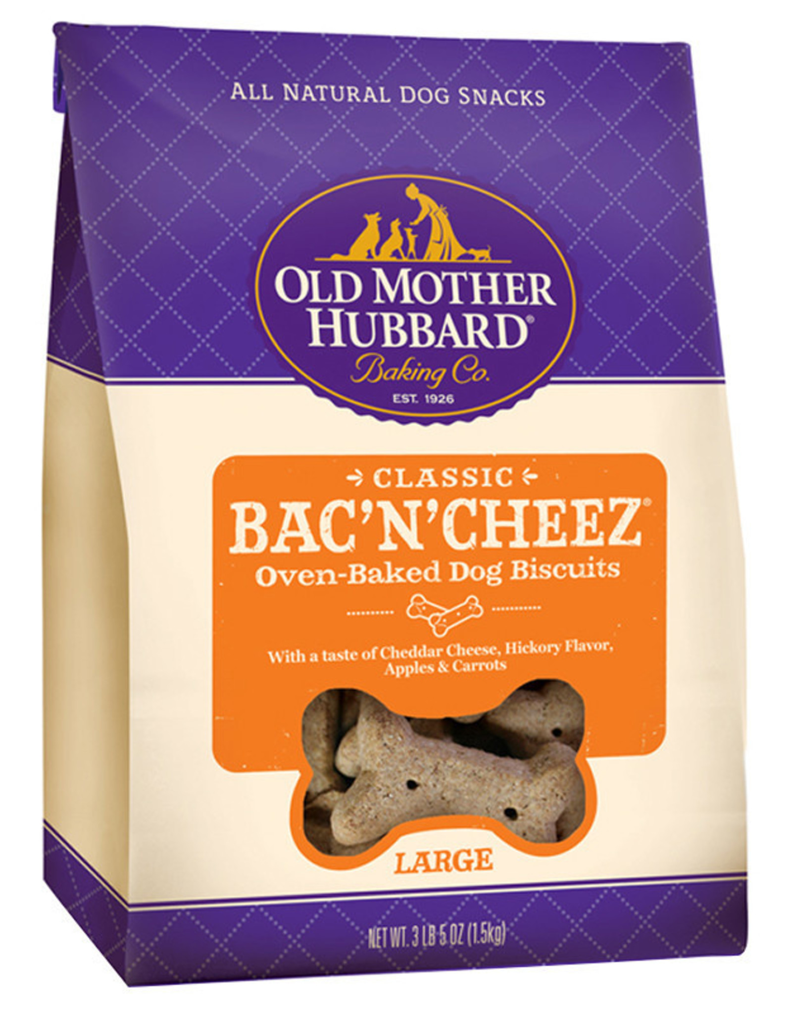 Old Mother Hubbard Classic Dog Biscuits Bac'N'Cheez 1.5kg