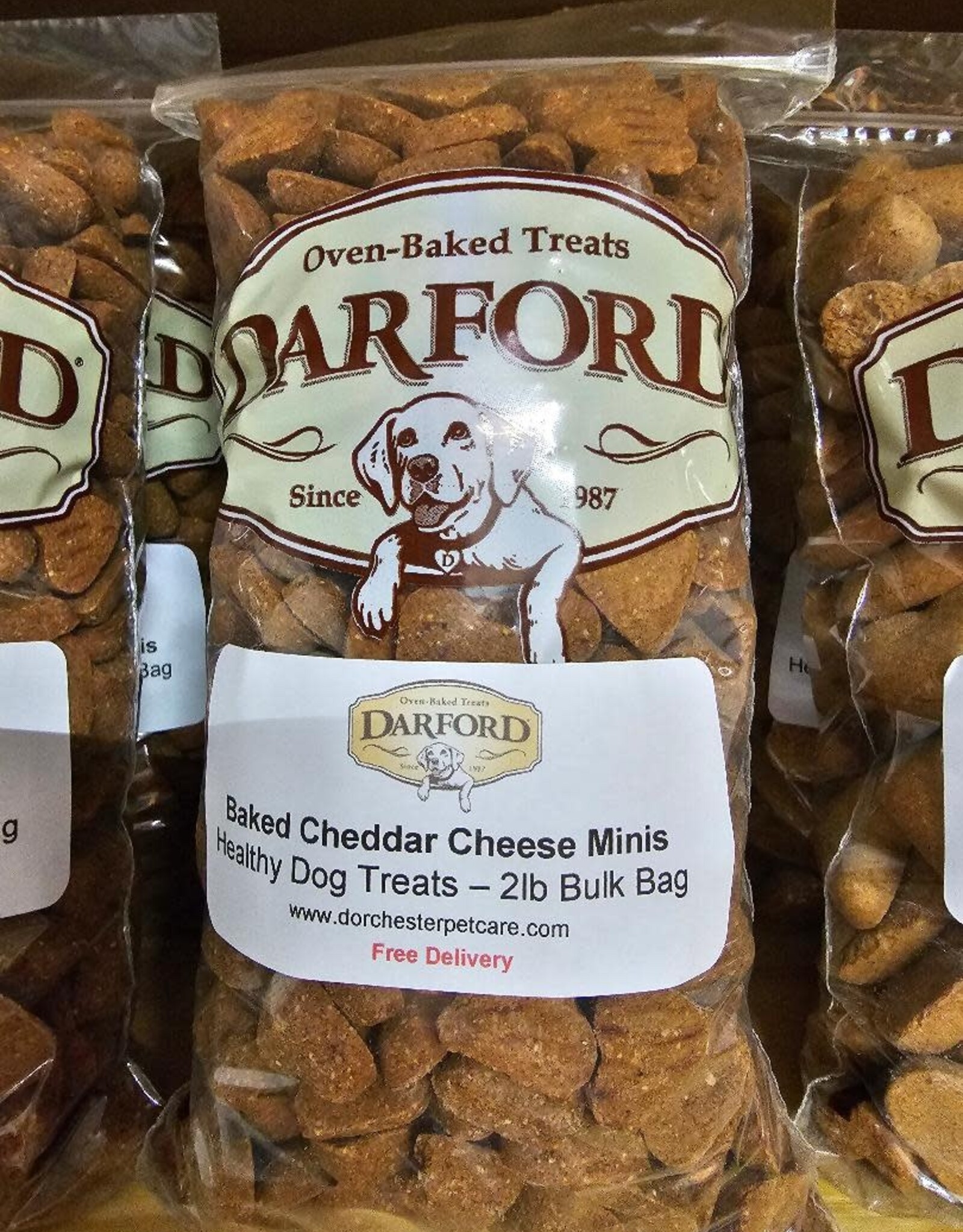 Darford Darford Grain Free Baked Cheddar Cheese  2lb Bulk Bag -