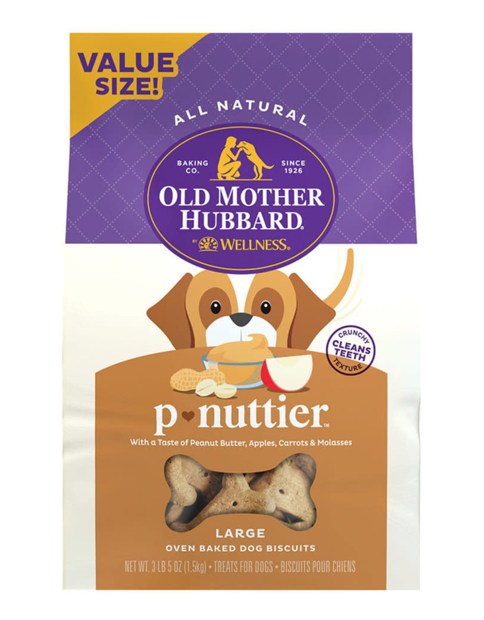 Old Mother Hubbard Old Mother Hubbard Classic Dog Biscuits - Large - P-Nuttier 1.5kg