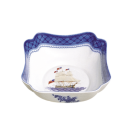 Mottahedeh Mottahedeh American Ship Small Square Bowl