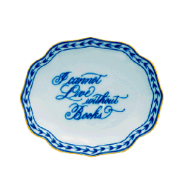 Mottahedeh Mottahedeh Books Oval Verse Tray