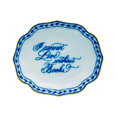 Mottahedeh Mottahedeh Books Oval Verse Tray