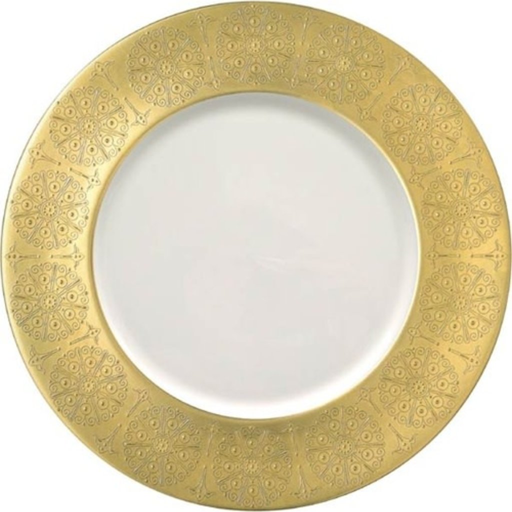 Pickard Pickard Eisenhower Charger Plate- Gold