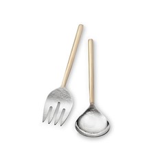 Mary Jurek Mary Jurek Versa Salad Serving Set w/ Brass Handles