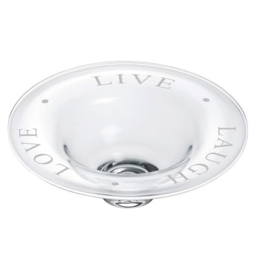 Simon Pearce Simon Pearce Engraved "Live, Laugh, Love" Celebration Bowl - Medium