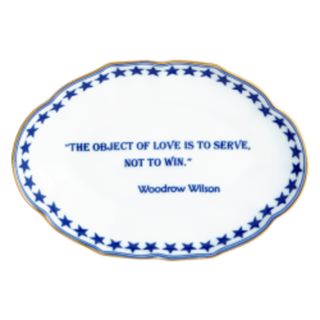 Mottahedeh Mottahedeh Verse Tray The Object of Love - Woodrow Wilson