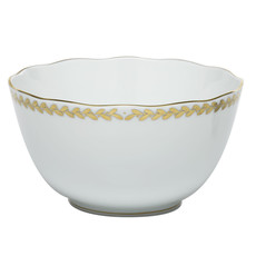 Herend Herend Golden Laurel Round Open Vegetable Bowl