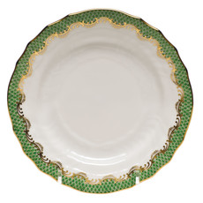 Herend Herend Fishscale Salad Plate- Evergreen