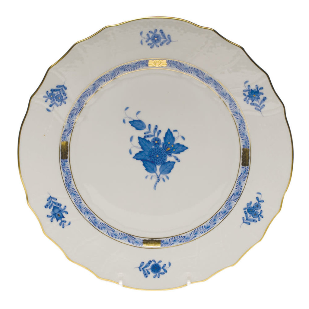 Herend Herend Chinese Bouquet Dinner Plate Blue