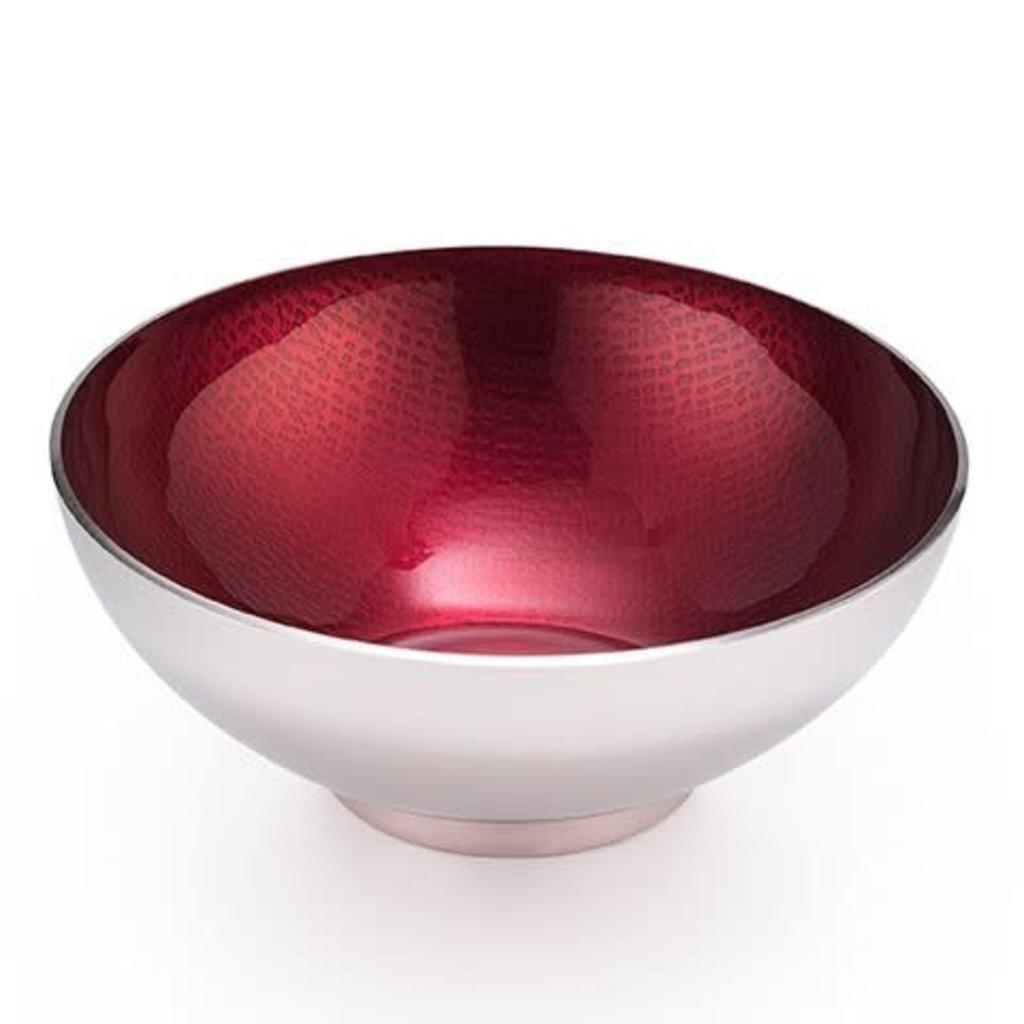 Mary Jurek Symphony Ruby Red Round Bowl - Tailored Home