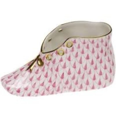 Herend Herend Baby Shoe- Pink