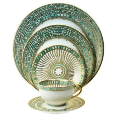 Haviland Mottahedeh Haviland Syracuse Turquoise 5 PPS