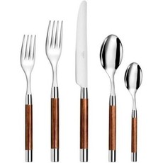 CapDeco CapDeco Conty Flatware 5 Piece Place Setting - Wood