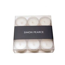Simon Pearce Simon Pearce Tea Light Candles (Set of 9)