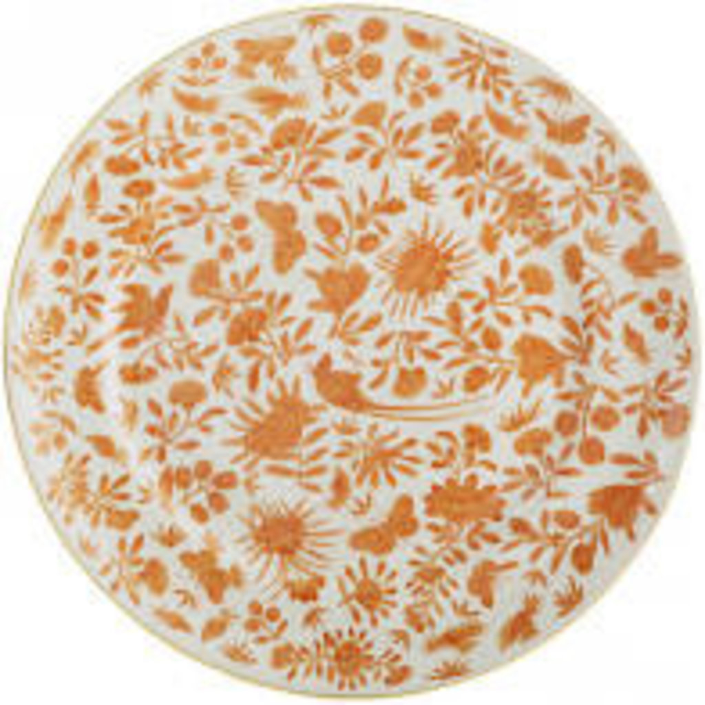 Mottahedeh Mottahedeh Sacred Bird & Butterfly Dinner Plate