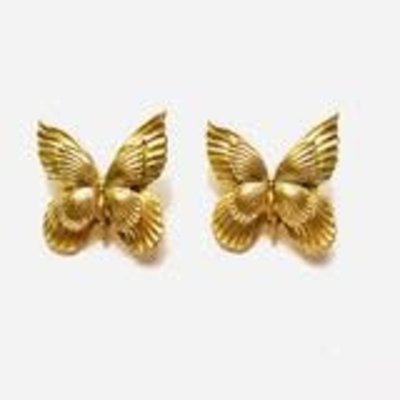 The Pink Reef Butterfly Stud