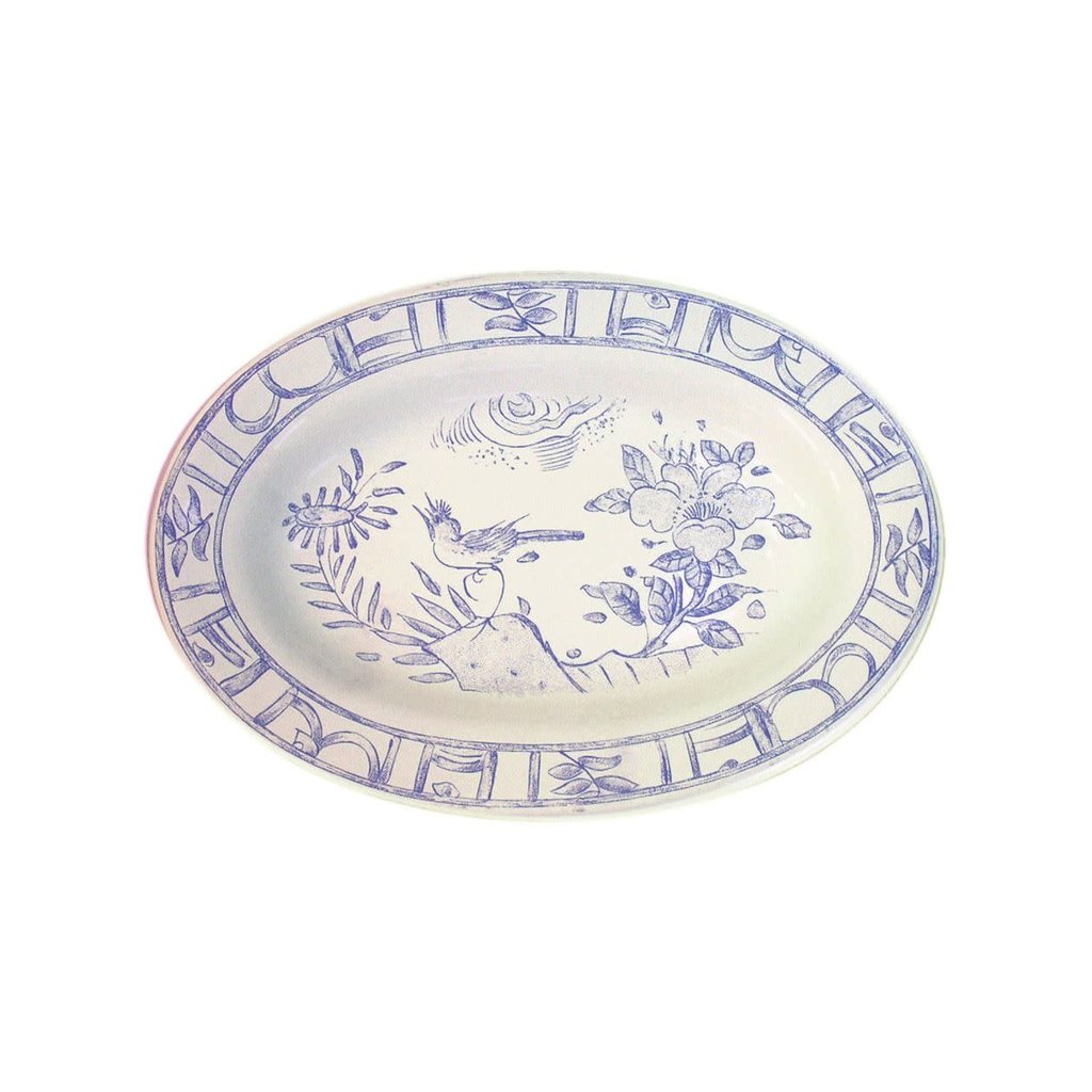 Gien France Gien Oiseau Bleu Pickle Dish