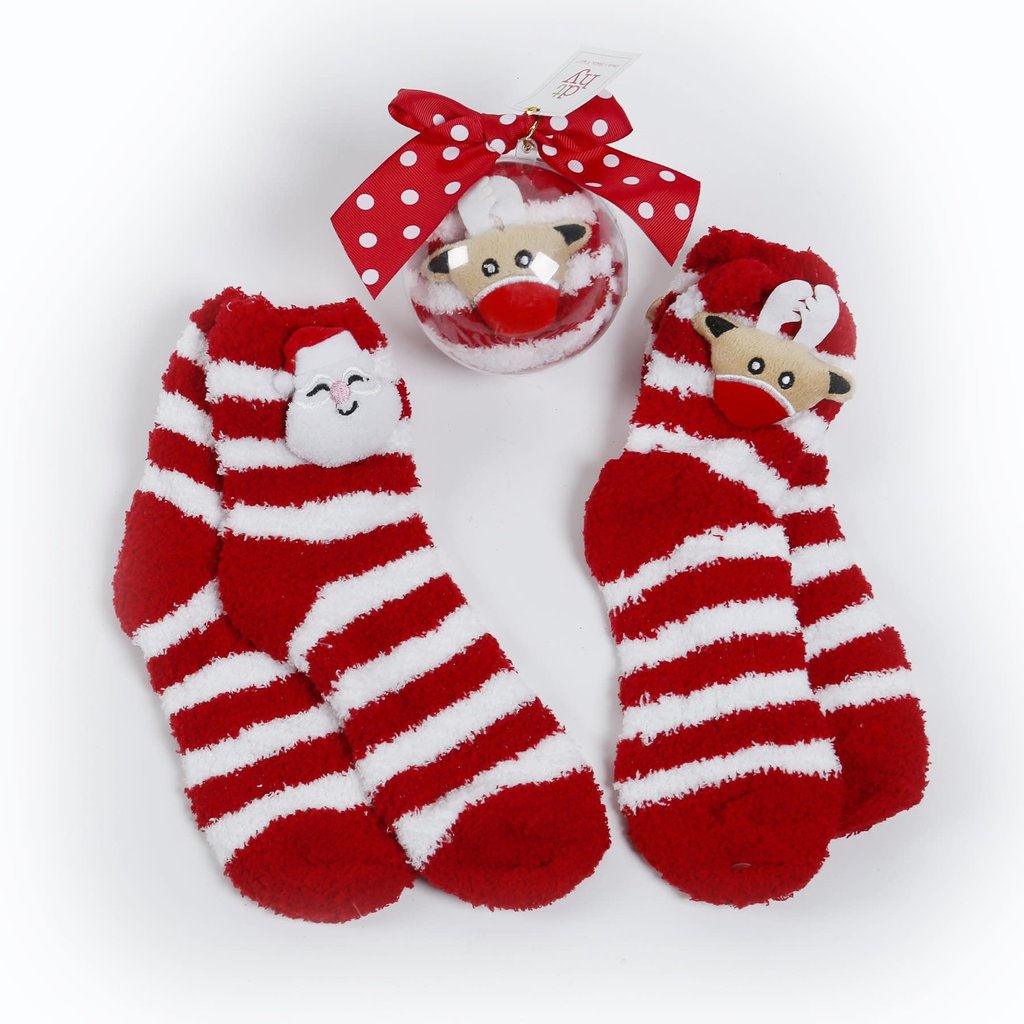 DTHY Santa/Reindeer Sock