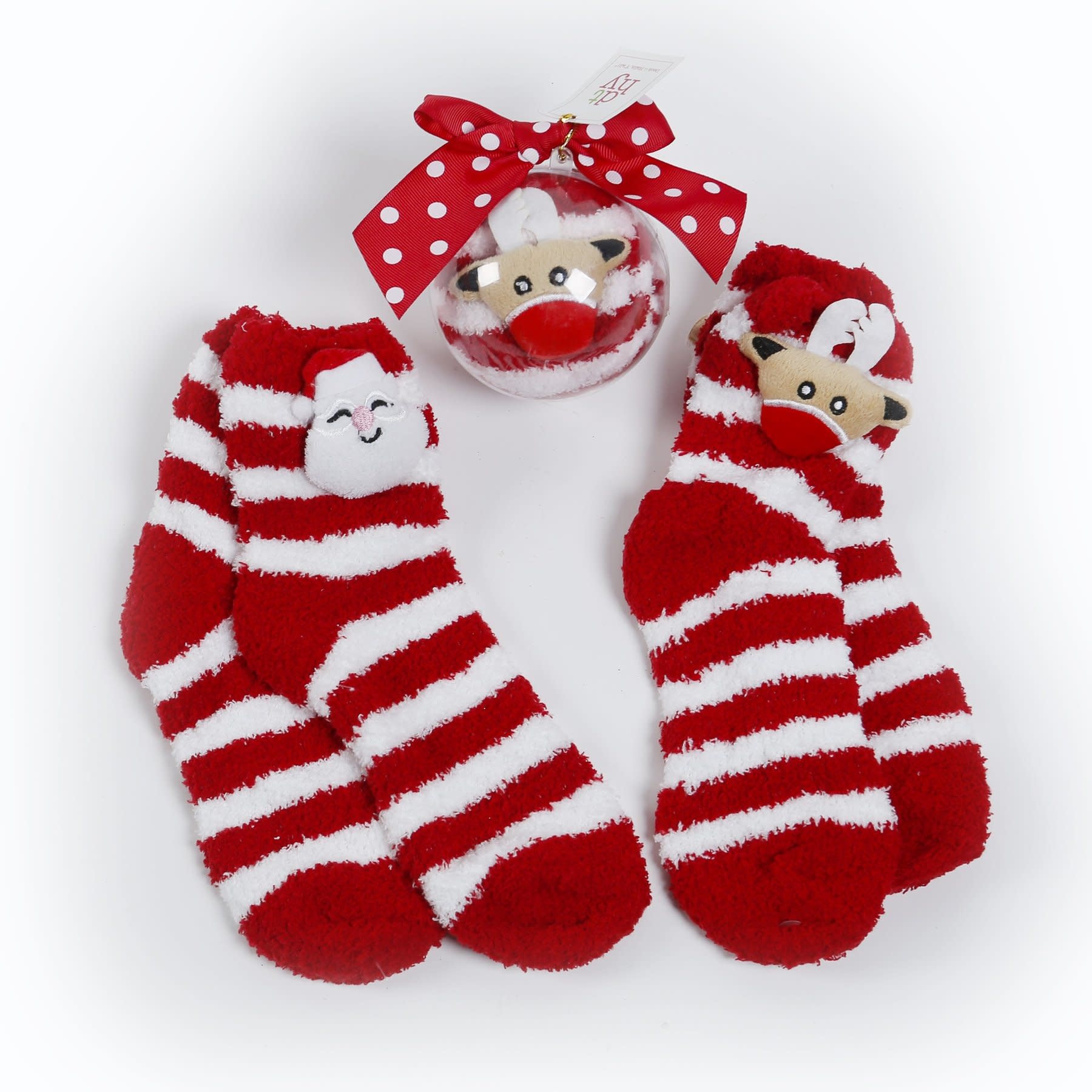 DTHY Santa/Reindeer Sock - Tailored Home