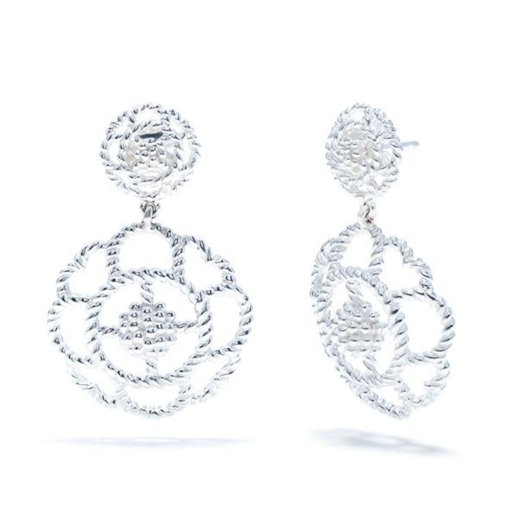 Capucine De Wulf Capucine De Wulf Capucine Silver Double Earrings