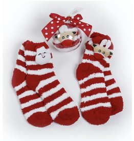 Deck The Halls Y'all Socks In Ornament Gift (Santa)